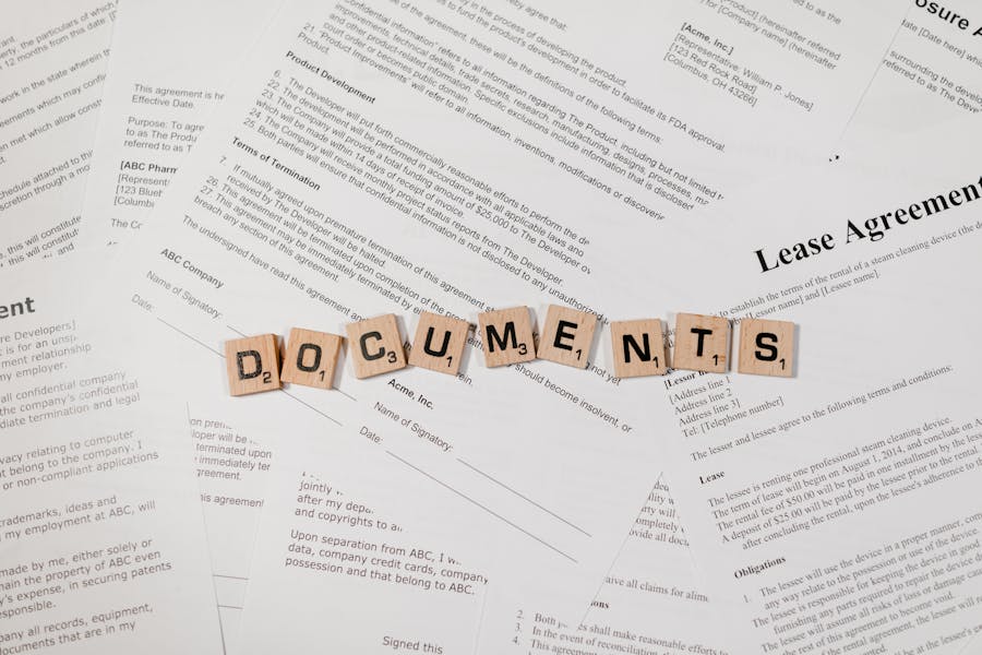 legal documents
