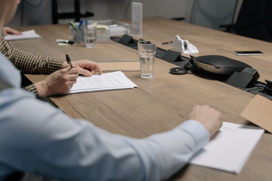 business meeting documents