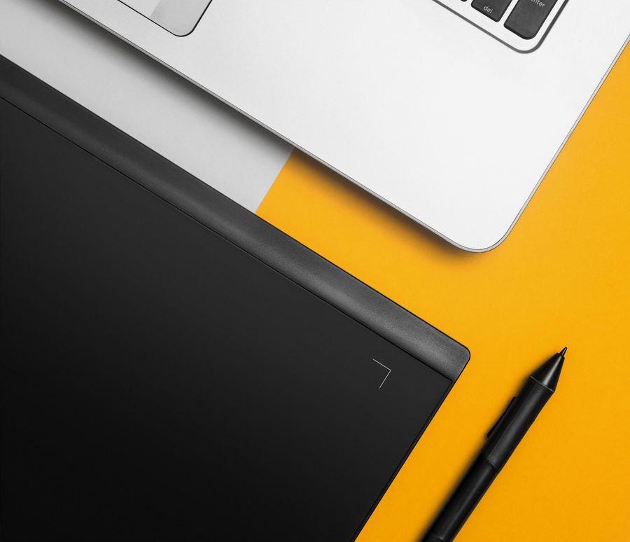 graphic designer workspace