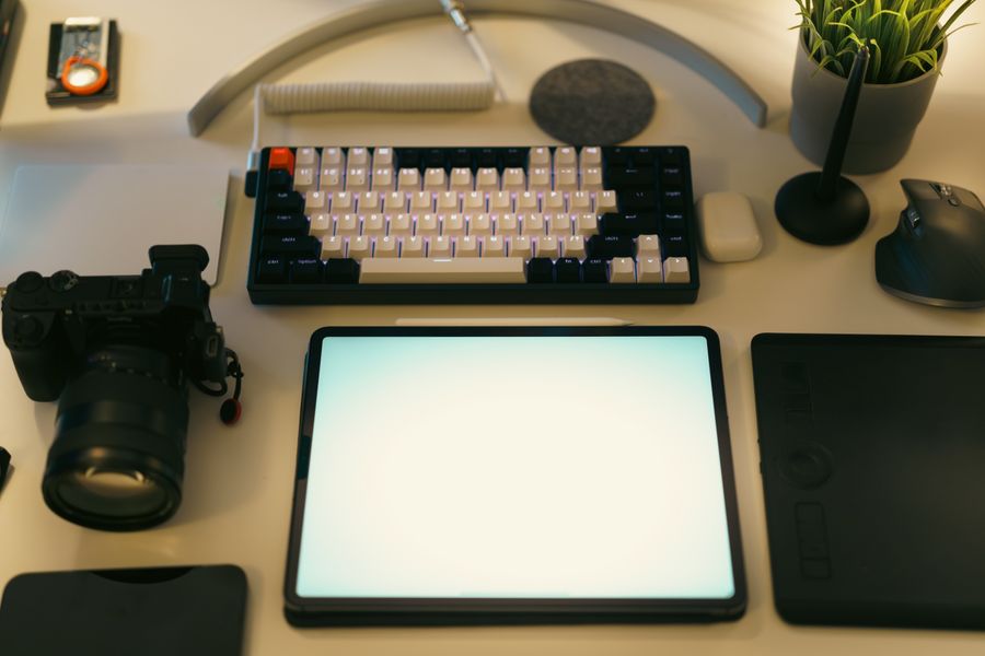 graphic designer workspace