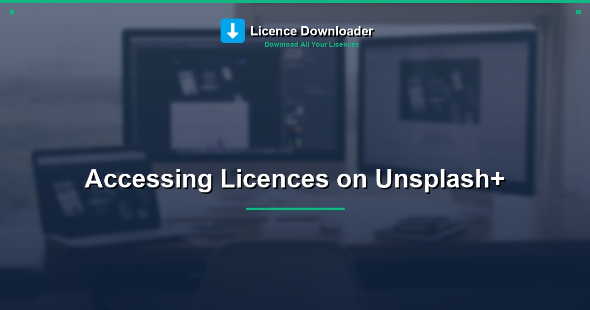 Accessing Licences on Unsplash+