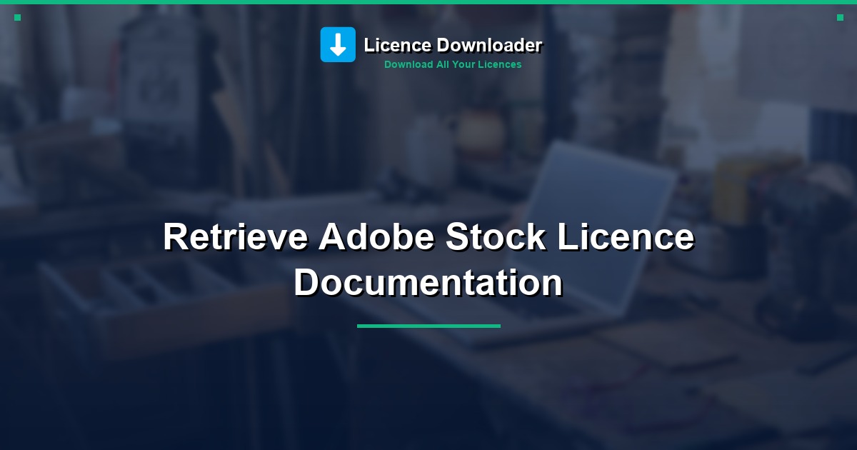 Retrieve Adobe Stock Licence Documentation