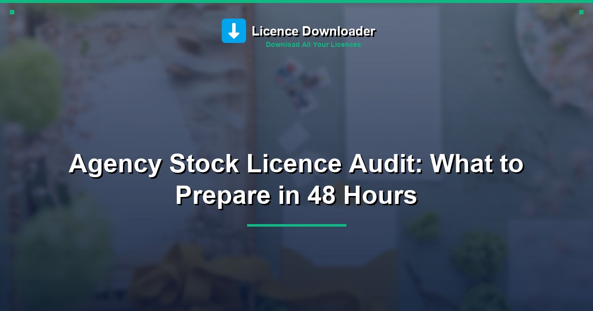 Agency Stock Licence Audit: What to Prepare in 48 Hours