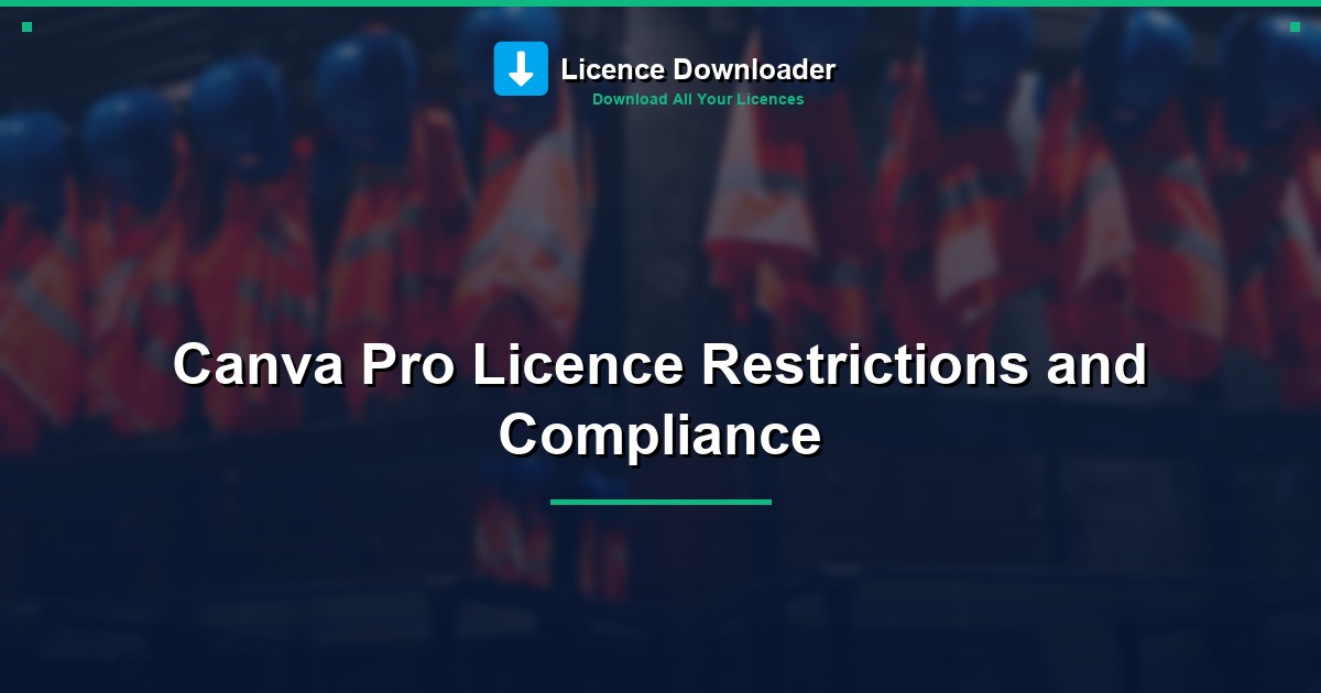 Canva Pro Licence Restrictions and Compliance