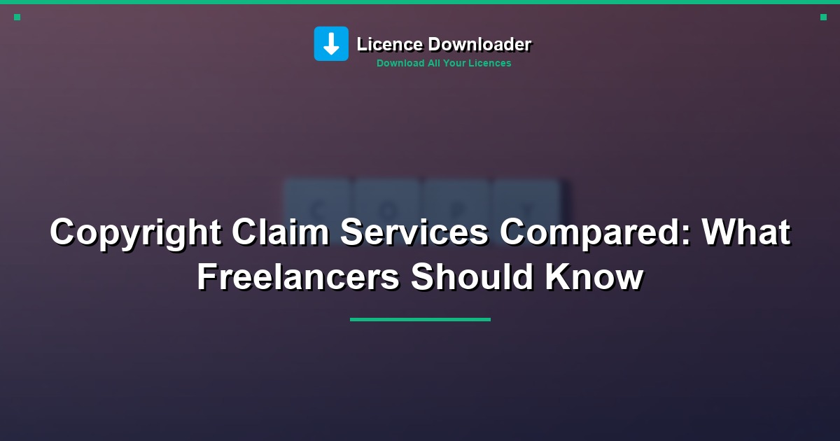 Copyright Claim Services Compared: What Freelancers Should Know