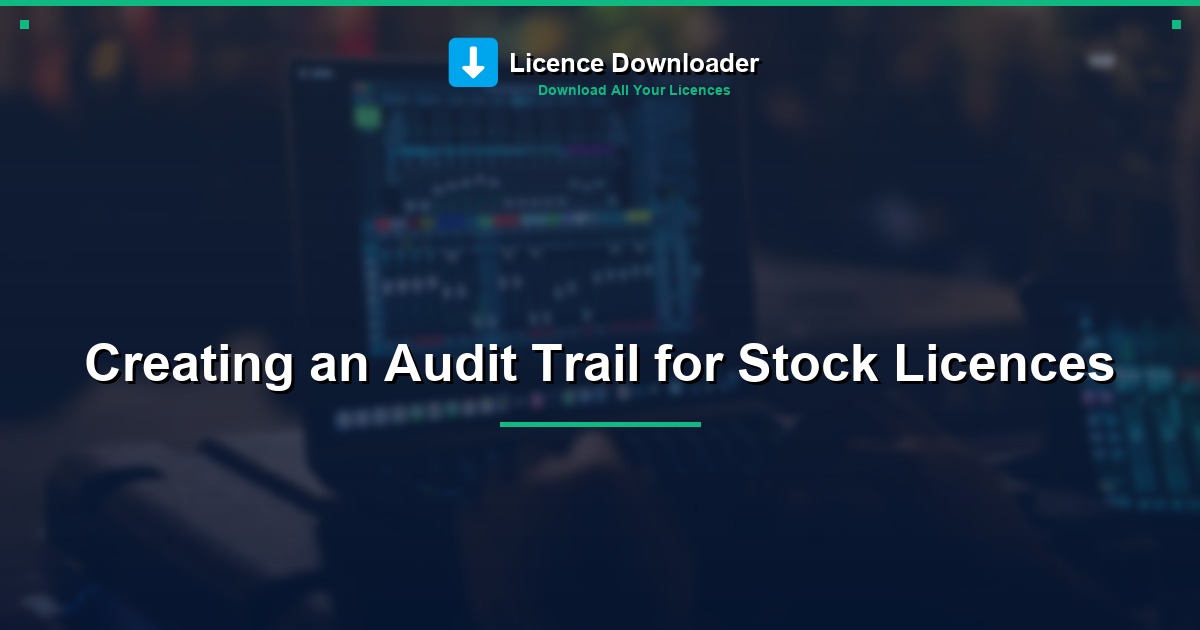 Creating an Audit Trail for Stock Licences