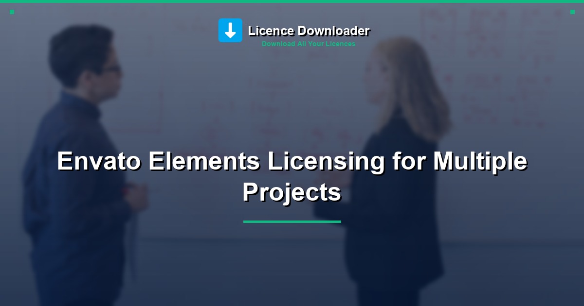 Envato Elements Licensing for Multiple Projects