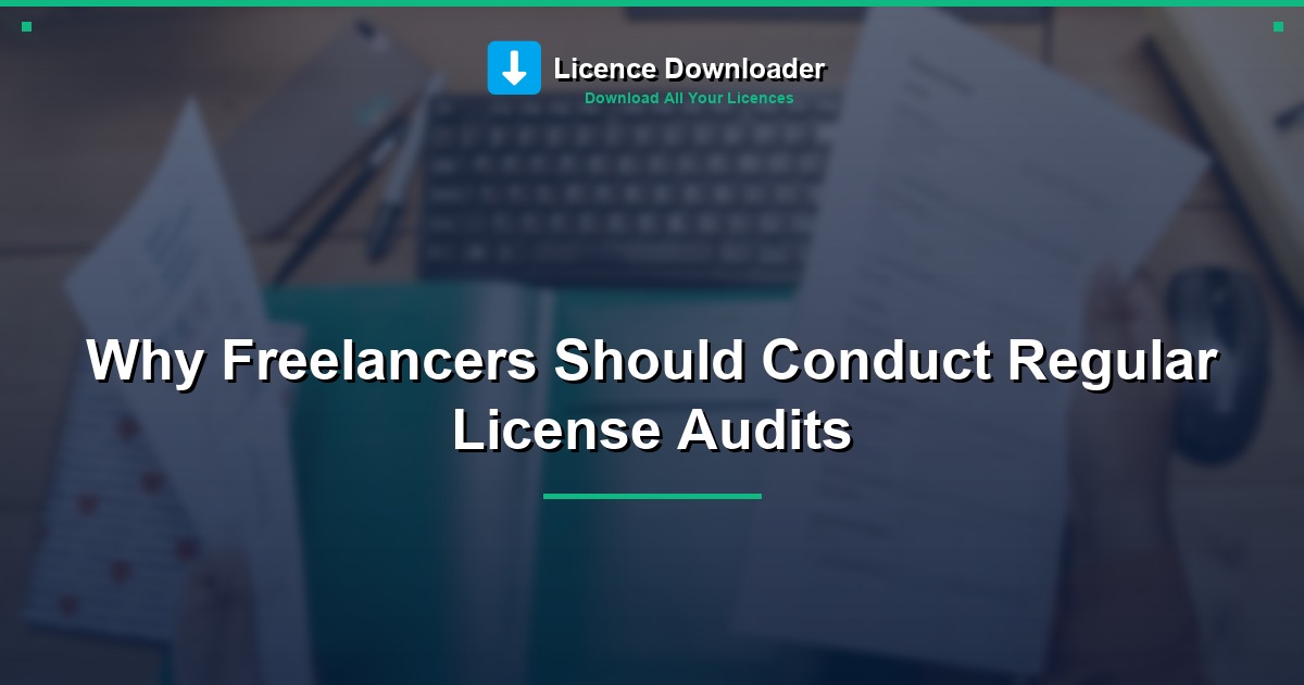 Why Freelancers Should Conduct Regular License Audits