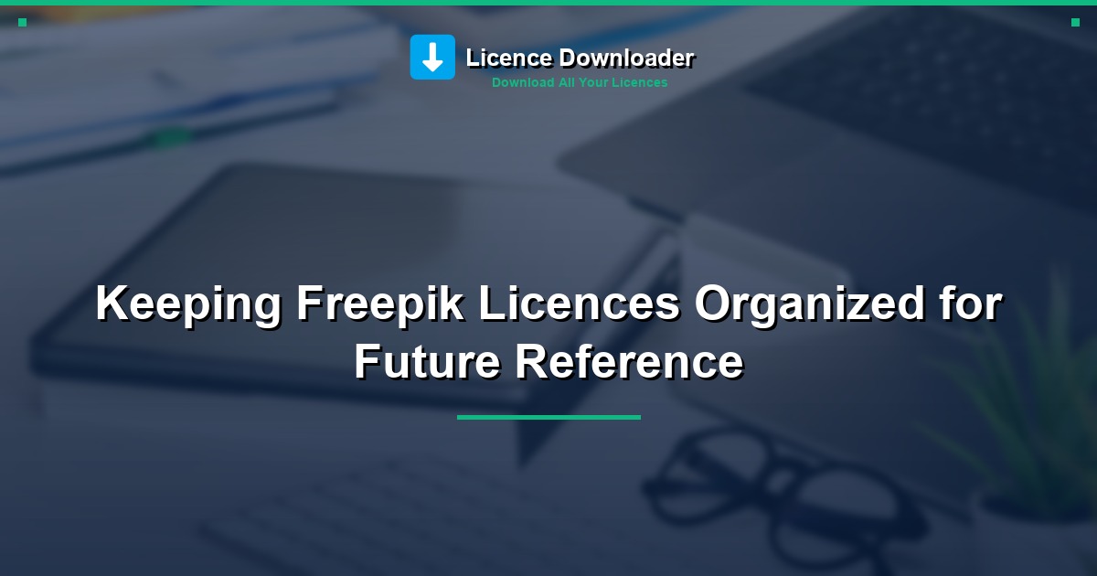 Keeping Freepik Licences Organized for Future Reference