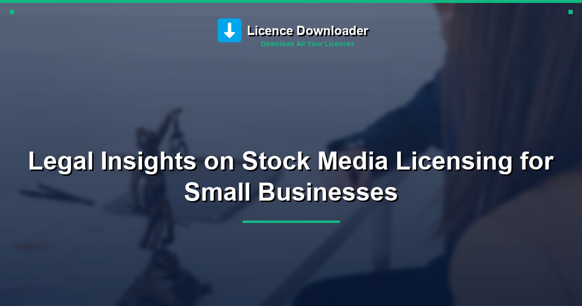 Legal Insights on Stock Media Licensing for Small Businesses