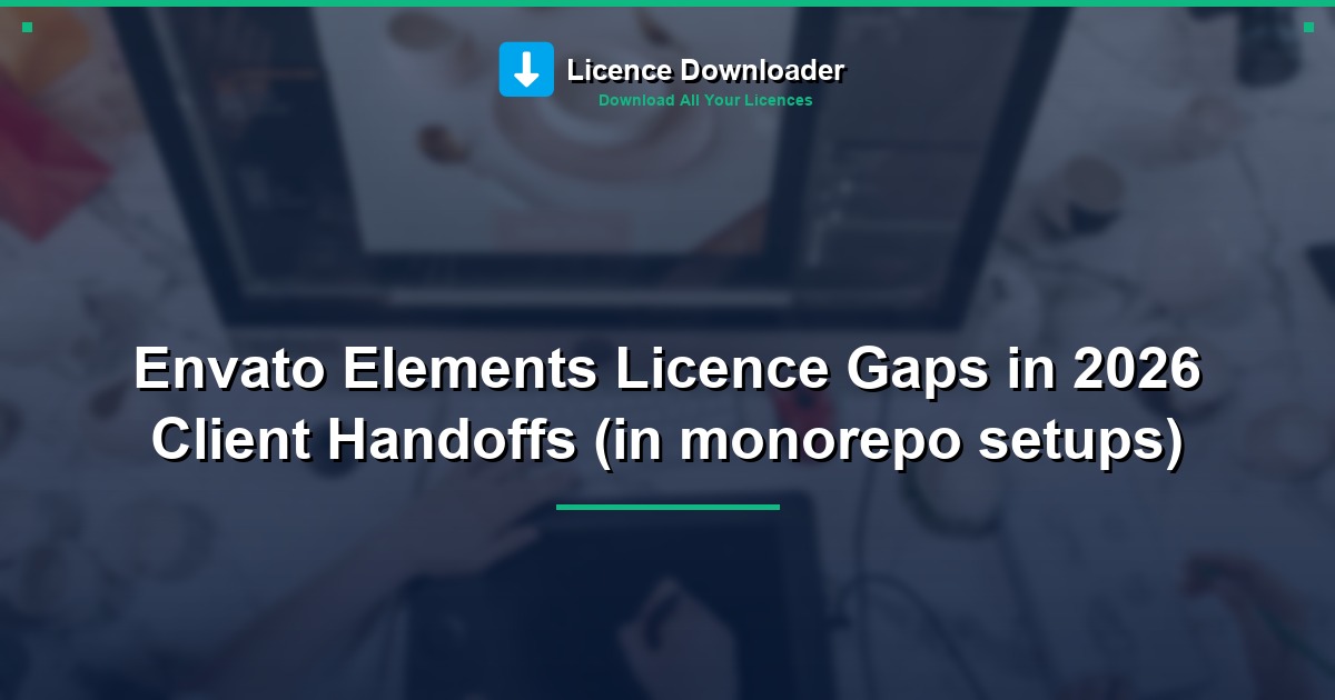 Envato Elements Licence Gaps in 2026 Client Handoffs (in monorepo setups)