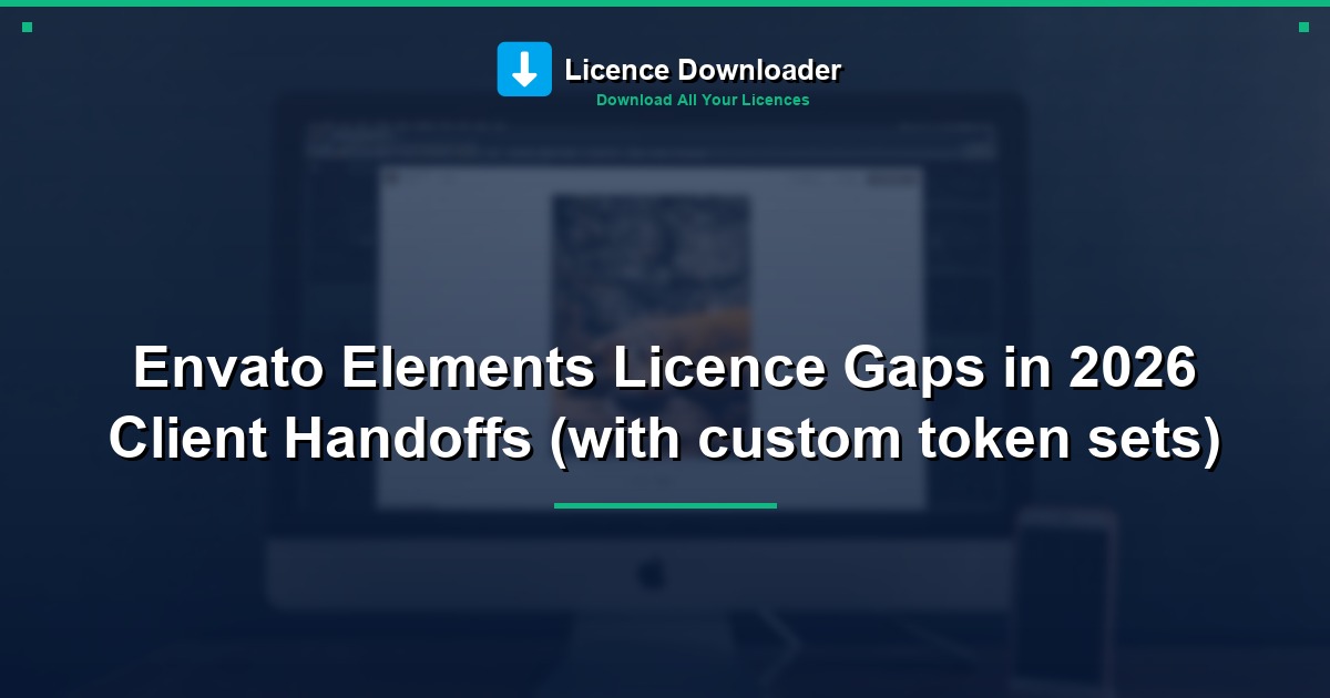 Envato Elements Licence Gaps in 2026 Client Handoffs (with custom token sets)