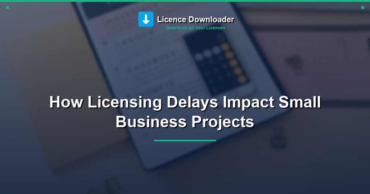 How Licensing Delays Impact Small Business Projects