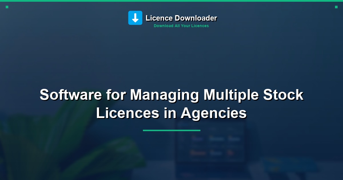 Software for Managing Multiple Stock Licences in Agencies