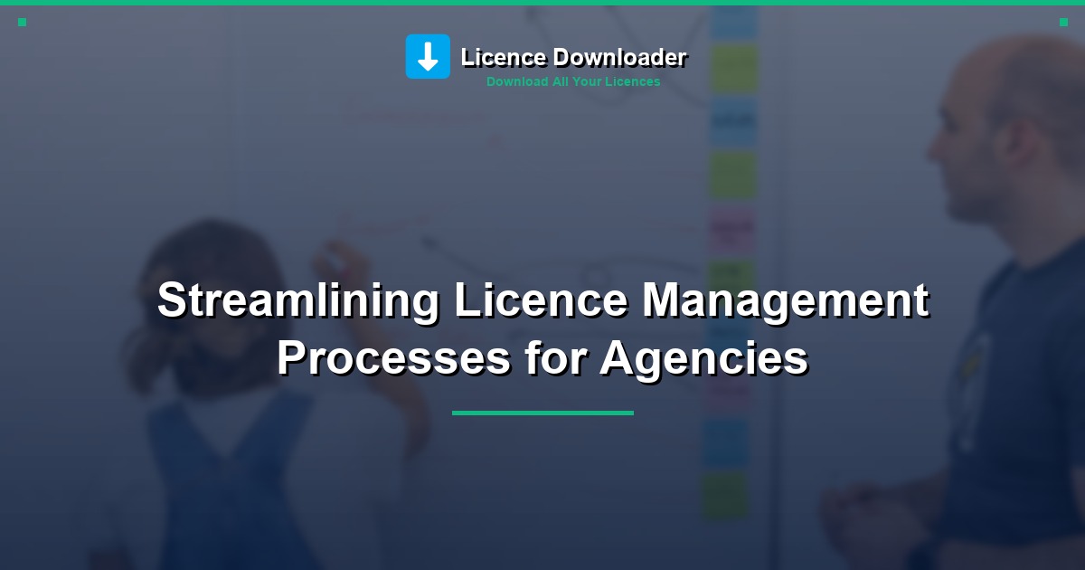 Streamlining Licence Management Processes for Agencies