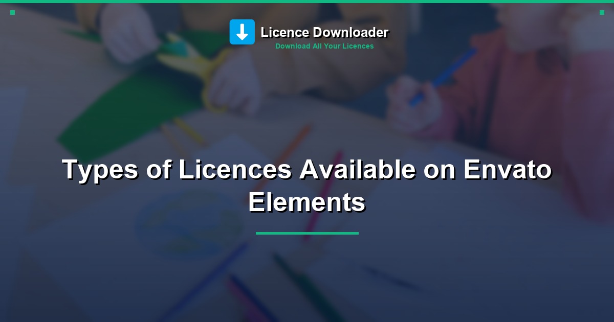 Types of Licences Available on Envato Elements