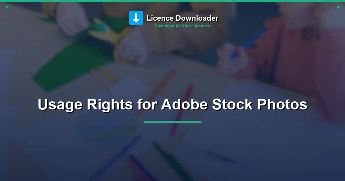 Usage Rights for Adobe Stock Photos